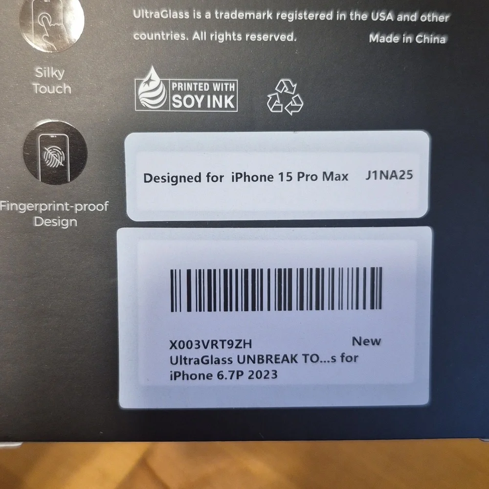 UltraGlass Screen Protector For iPhone 15 ProMax